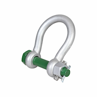 G-4243 Green Pin Fixed Nut Shackles Product Render 1
